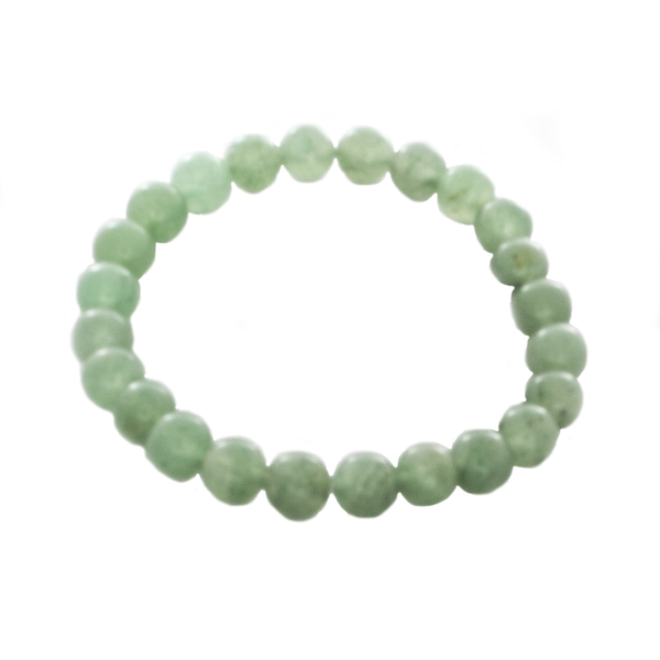 Aventurine "Mala" Stretchy Bracelet - Good Feng shui - Finesse Jewelry