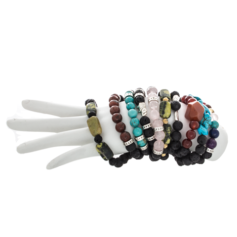 Day 11 - Dec 13th - Lave Bead Infusion Crossover Bracelets