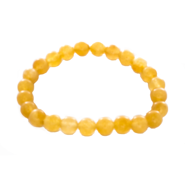 Citrine "Mala" Stretchy Bracelet - Good Feng Shui - Finesse Jewelry